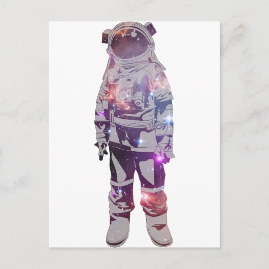 Astronaut Postkarte (Vorderseite)