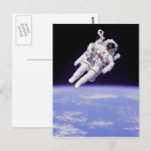 Astronaut Postkarte (Vorne/Hinten)