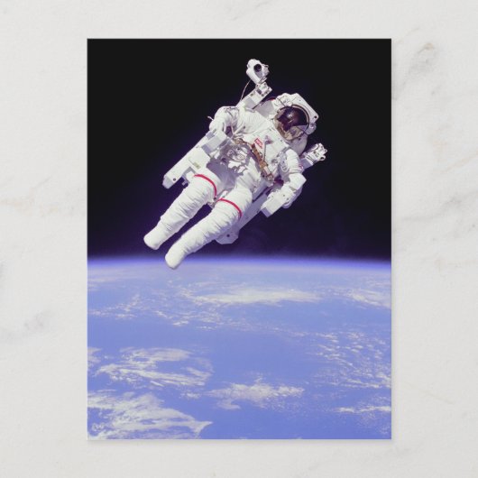 Astronaut Postkarte (Vorderseite)