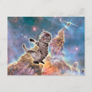 Astronaut Postkarte