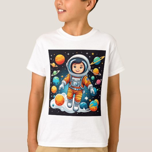 Astronaut Print T - Shirt (Vorderseite)