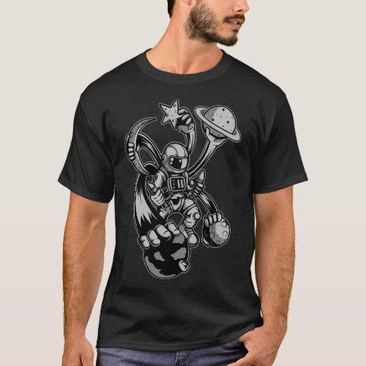 Astronaut Proactive Vest T-Shirt (Vorderseite)