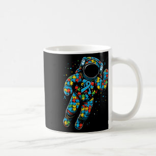 Astronaut Puzzle Autismus Bewusstsein Autistische Kaffeetasse