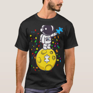 Astronaut Puzzle Ballon Autismus-Bewusstsein Weltr T-Shirt