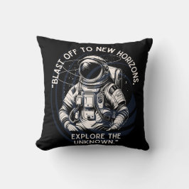 ASTRONAUT QUOTE , SCHLIESSEND BIS NEUES HORIZONT KISSEN
