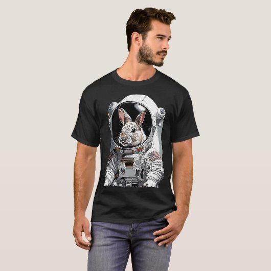 Astronaut Rabbit T-Shirt (Vorne ganz)