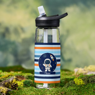 Astronaut Rakete Weltraum Kinder  Trinkflasche