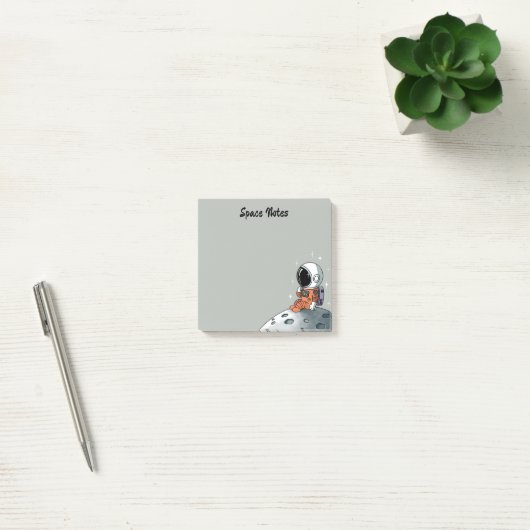 Astronaut, Raumfahrer Post-it Klebezettel (Büro)
