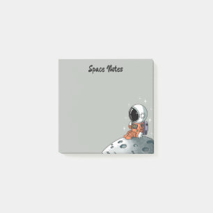 Astronaut, Raumfahrer, Weltraum-Notizen Post-it Klebezettel