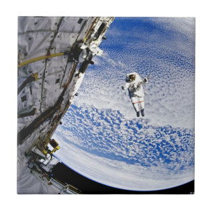 Astronaut Raumspaziergang Fliese