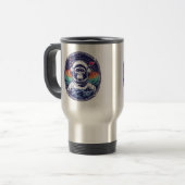 Astronaut Reisebecher (Vorderseite Links)