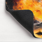 Astronaut Reisen Kosmischer Horizont Reise Mousepad (Ecke)