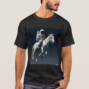 Astronaut reiten Reiten im Weltraum Originelles Ku T-Shirt
