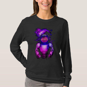 Astronaut Retro Music Boombox Dance Rave Music Fes T-Shirt