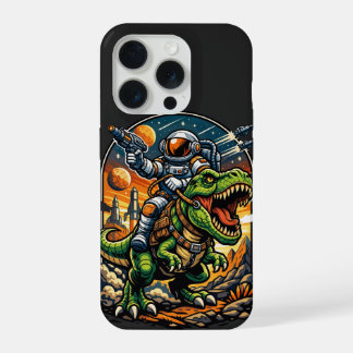 Astronaut Riding a T-Rex – Epic Space Dinosaur iPhone 15 Pro Hülle