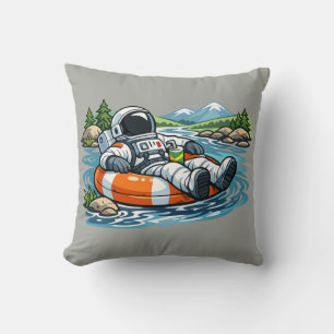 Astronaut River Tubing Kissen