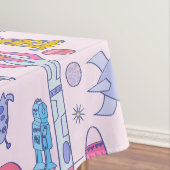 Astronaut Roboter Alien Rakete UFO Sci-Fi Raumschi Tischdecke (Beispiel)