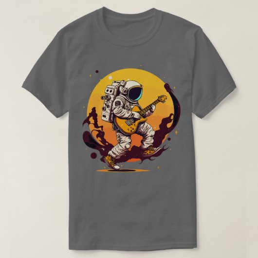 Astronaut Rock Star T-Shirt (Design vorne)