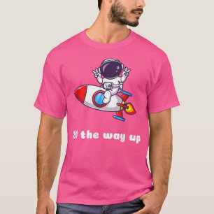 Astronaut Rocket Comic Design - Geschenk bis ganz T-Shirt