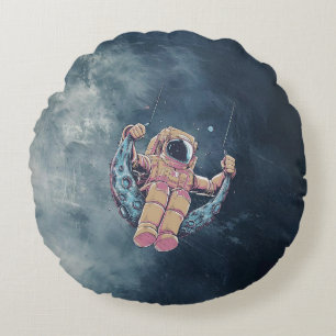 Astronaut Rundes Kissen