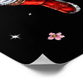 Astronaut Samurai Warrior Poster (Ecke)
