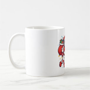 Astronaut Santa liefert Geschenke aus dem Weltraum Kaffeetasse
