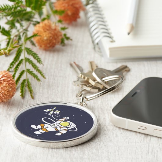 Astronaut Schlüsselanhänger (Seite)