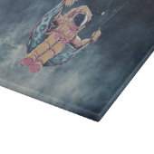 Astronaut Schneidebrett (Ecke)