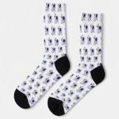 Astronaut Schönes Designmuster  Socken (Linkes Detail)