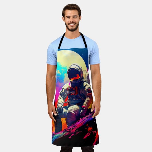Astronaut Schürze (Getragen)