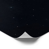 Astronaut schwebt im Weltraum-Poster Poster (Ecke)