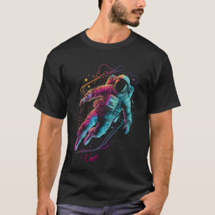 Astronaut schwimmt im Weltraum für Männer und Juge T-Shirt