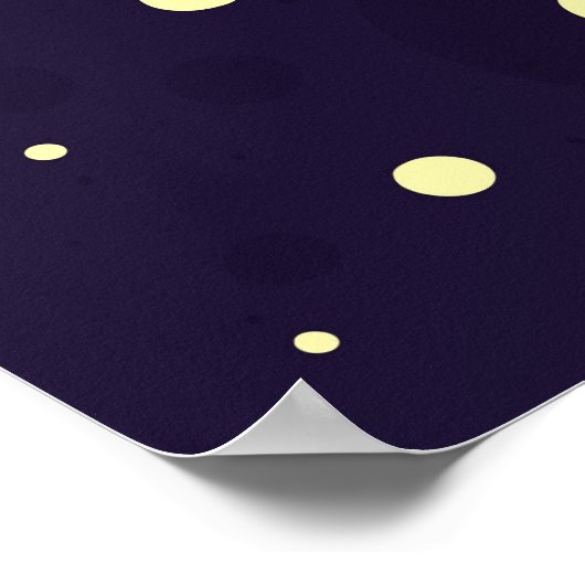 Astronaut schwimmt im Weltraum Poster (Ecke)