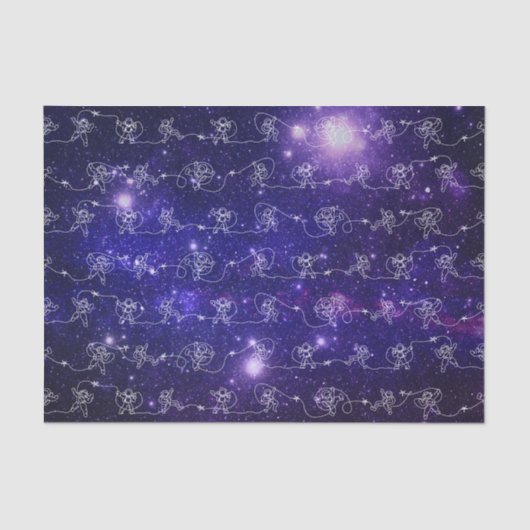 Astronaut Seidenpapier (Vorderseite)