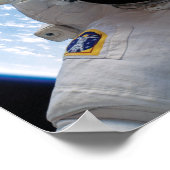 Astronaut Selfie - Füge dein Gesicht und deinen Na Poster (Ecke)