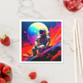 Astronaut Serviette (Beispiel)