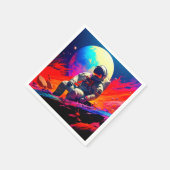 Astronaut Serviette (Ecke)