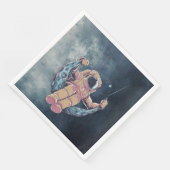 Astronaut Serviette (Ecke)