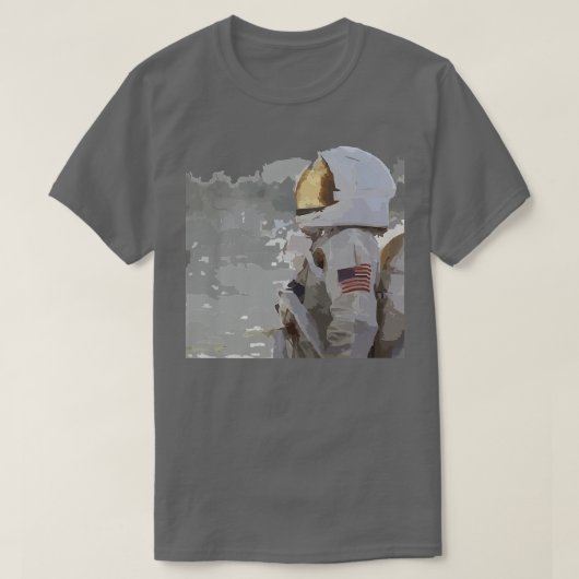 Astronaut Setting Sights High T-Shirt (Design vorne)