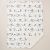 Astronaut Sherpa Blanket Sherpadecke (Vorderseite)