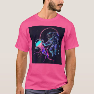 Astronaut Shirt Spaceman Jellyfish Astronomie