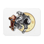 Astronaut Skate Magnet (Horizontal)