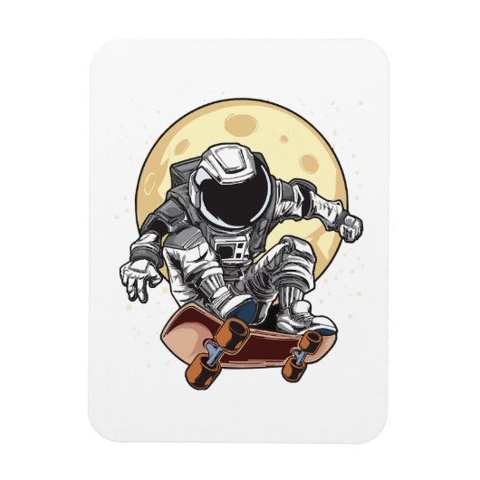 Astronaut Skate Magnet (Vertikal)