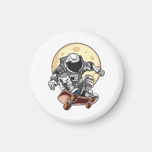 Astronaut Skate Magnet (Vorne)