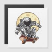 Astronaut-Skate Magnetkarte (Vorne/Hinten)