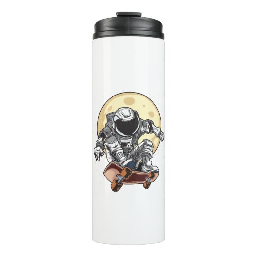 Astronaut Skate Thermosbecher (Vorderseite)