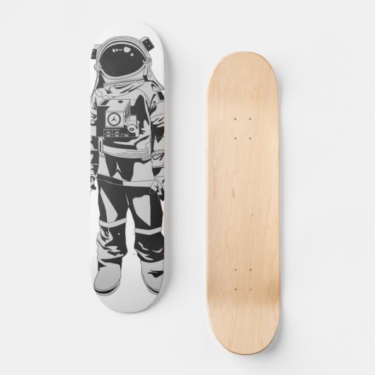 Astronaut Skateboard (Vorderseite)