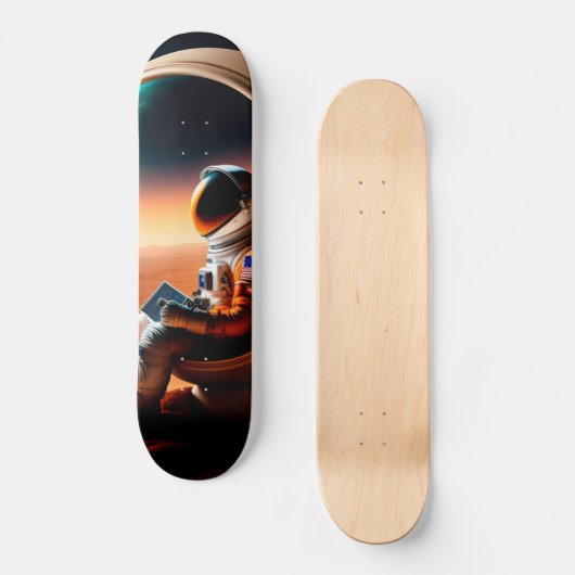 Astronaut Skateboard (Vorderseite)