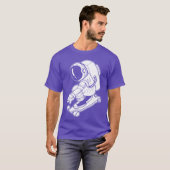 Astronaut Skateboard Athlete or Sports Lover Gift  T-Shirt (Vorne ganz)
