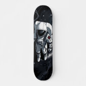Astronaut Skateboard - Galaktischer Anime-Stil (Vorne)